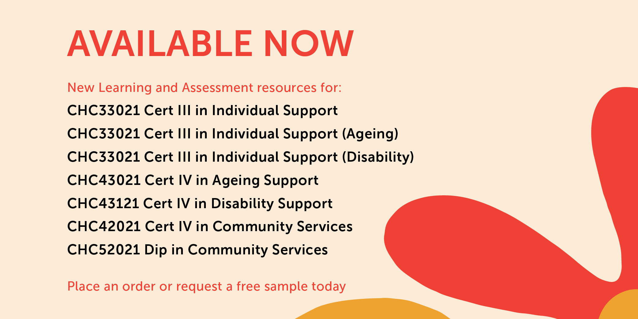 Community Services, Aged Care, Disability, Individual Support